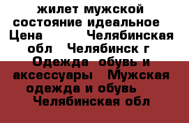 жилет мужской состояние идеальное › Цена ­ 500 - Челябинская обл., Челябинск г. Одежда, обувь и аксессуары » Мужская одежда и обувь   . Челябинская обл.